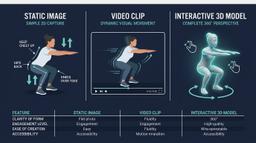 Fitness Apps with 3D Exercise Demonstrations