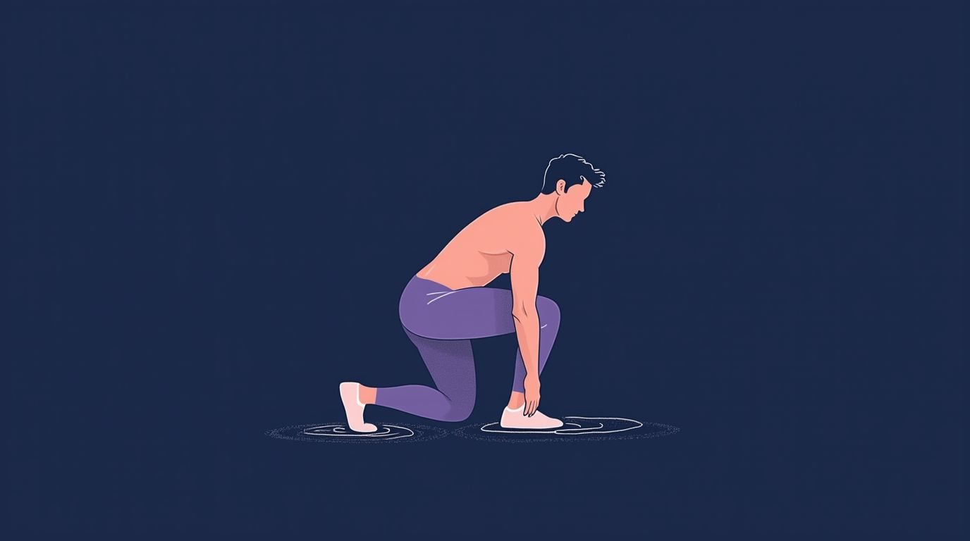 Slow tempo squat generating intensity without jumping or impact