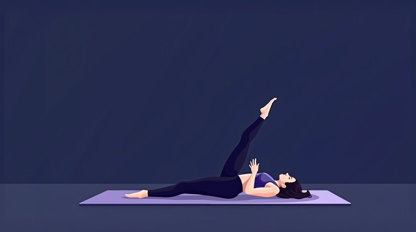 Glute bridge exercise at home targeting the posterior chain without equipment