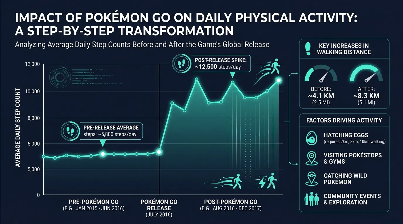 Pokemon Go Step Count — visual guide for the What the Research Actually Found section