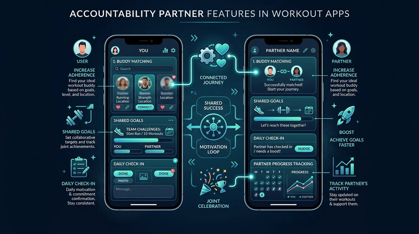 Accountability Partner Features — from Best Workout Accountability Apps (2026): Ranked