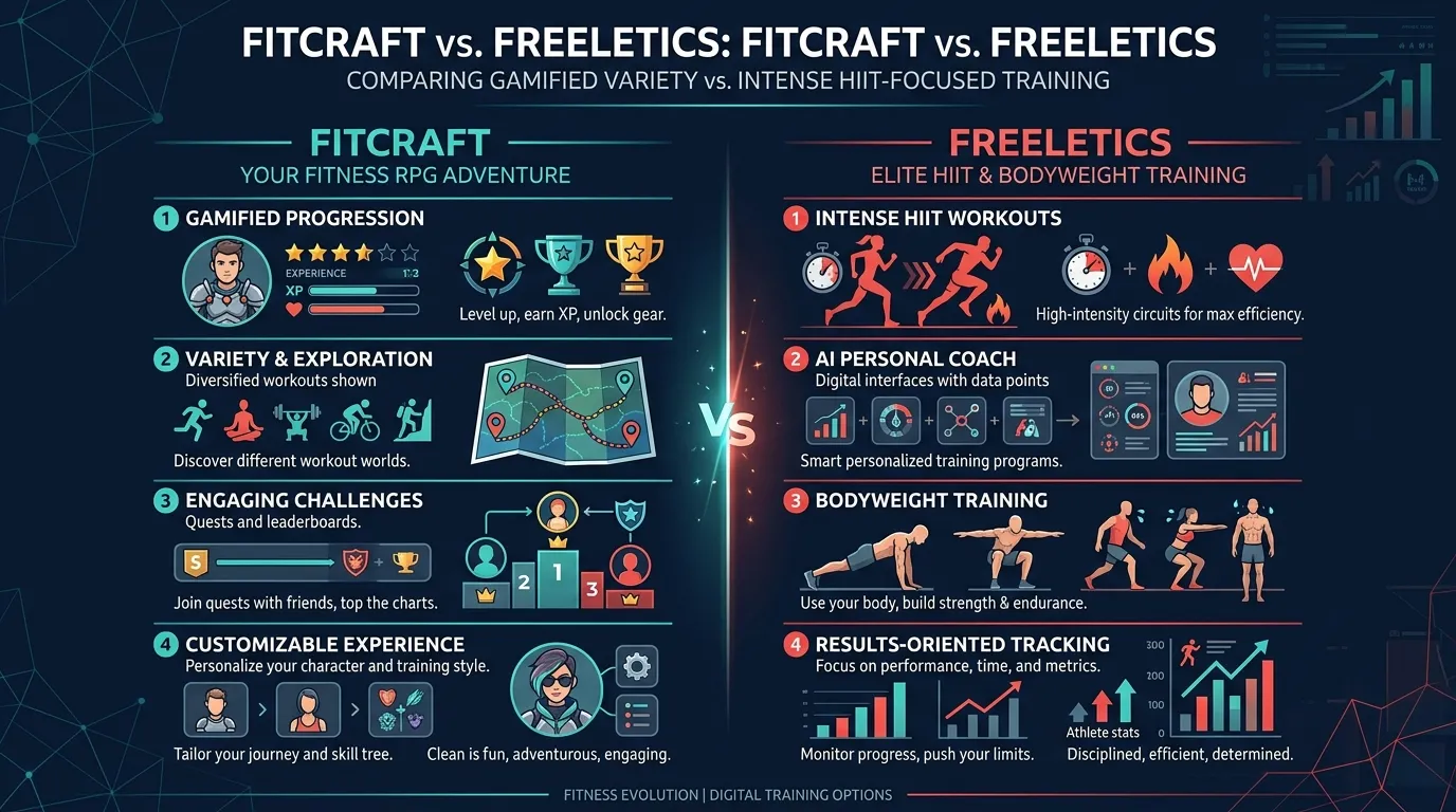 Fitcraft Vs Freeletics Hiit Comparison — visual guide for the Where FitCraft Wins section