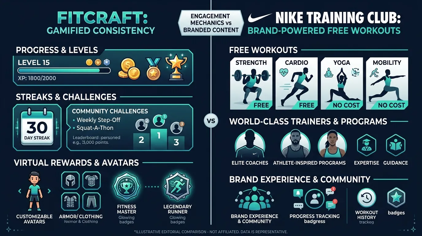 Fitcraft Vs Nike Training Comparison — visual guide for the Who Should Choose FitCraft section