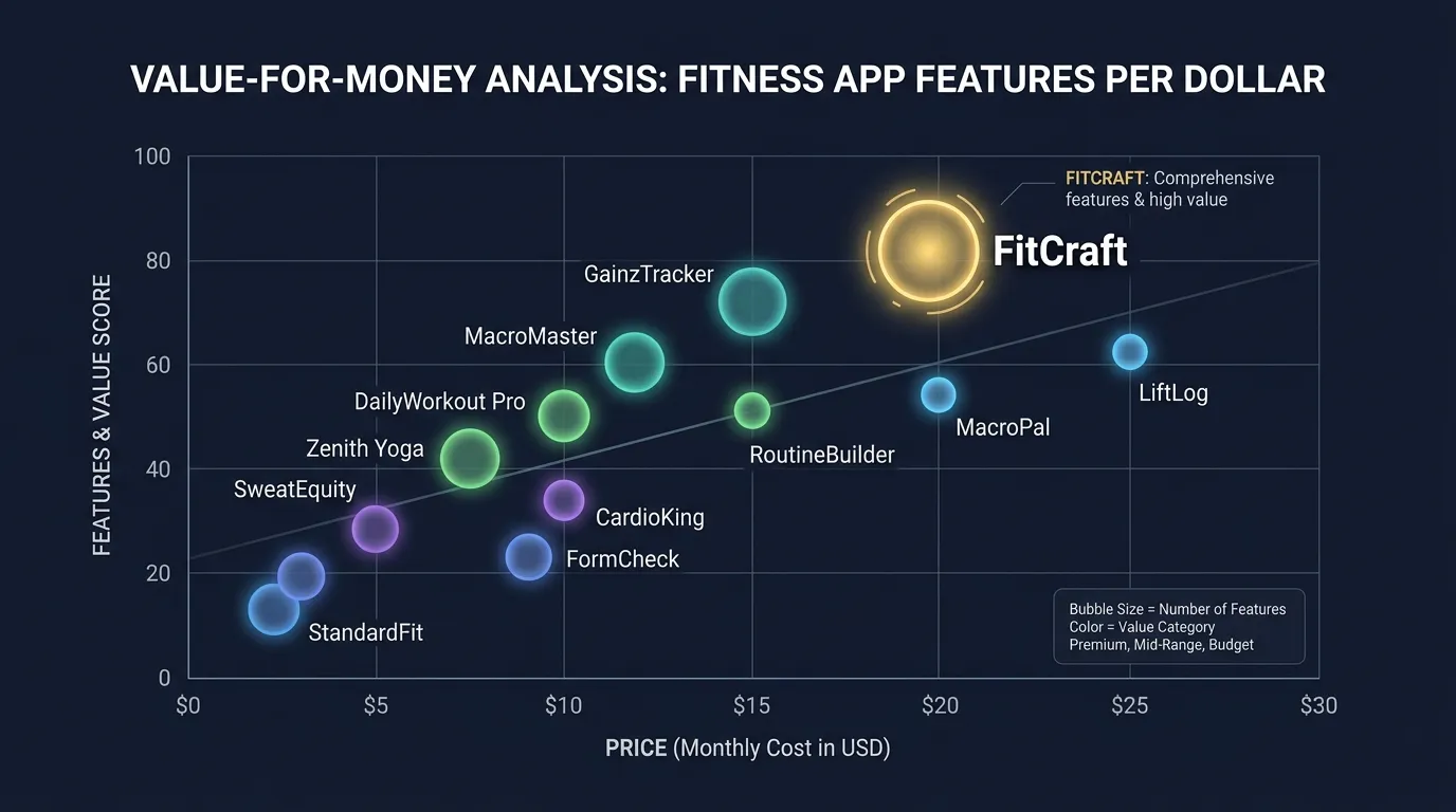 Fitness App Pricing Value Analysis — visual guide for the Annual vs. Monthly: How Much You Actually Save section