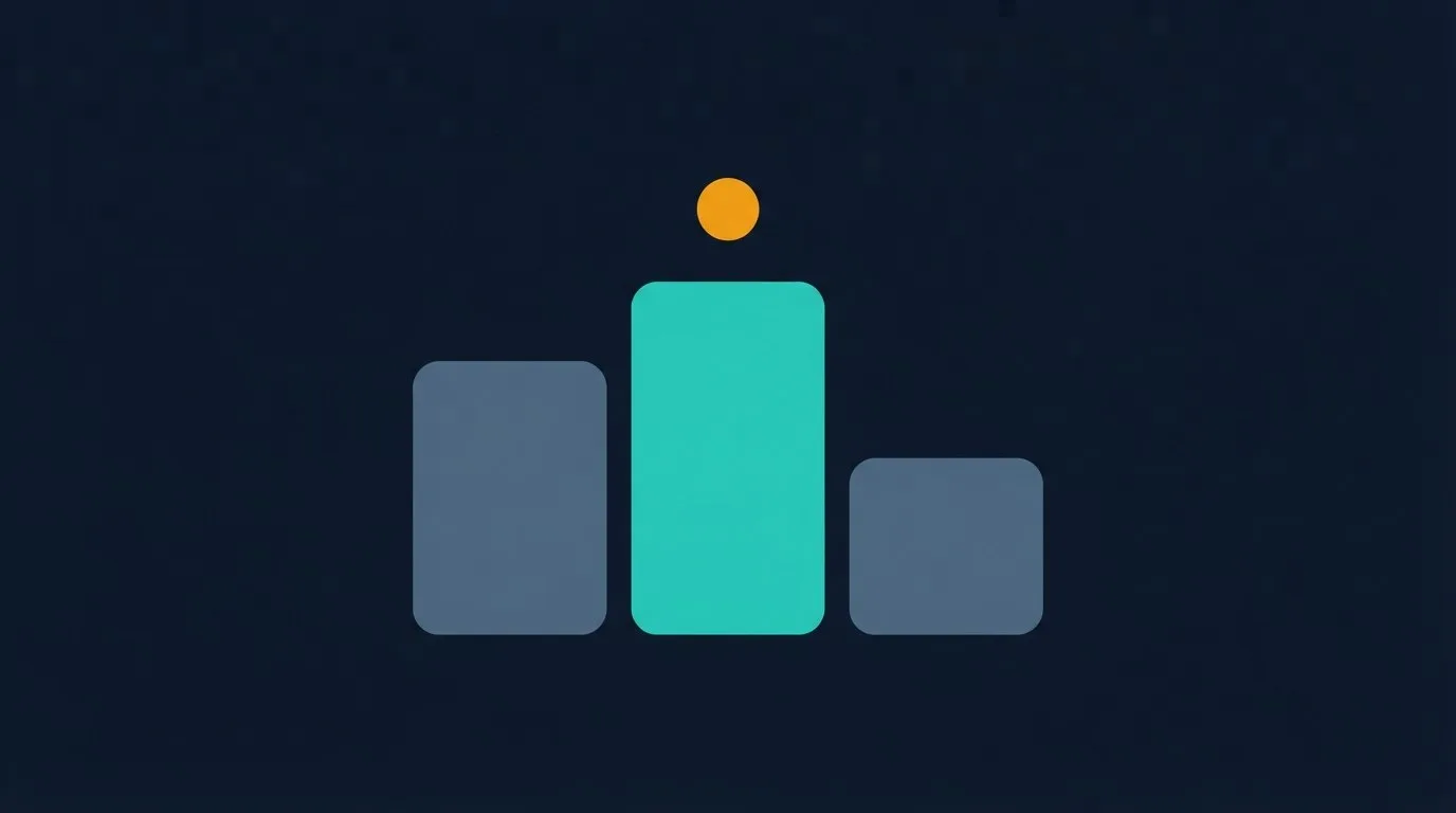 A podium with the top ranked gamified workout app highlighted, representing this 2026 ranking of the best gamified fitness apps