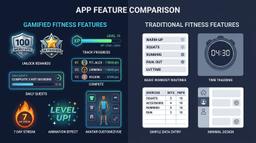 Gamified vs Non-Gamified Fitness Apps