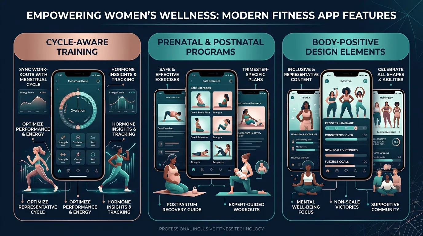 Women Fitness App Features — from Best Fitness Apps for Women (2026)