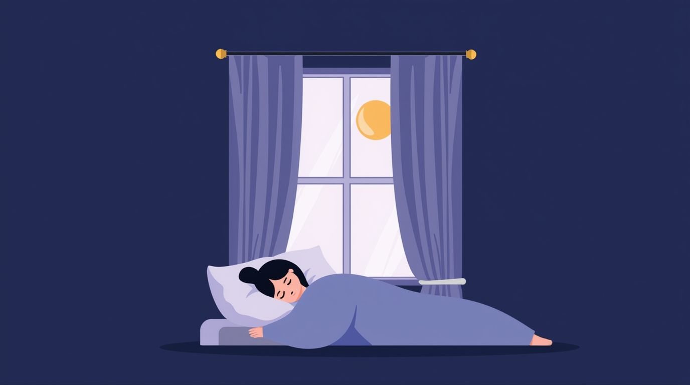 Blackout curtains protecting daytime sleep after a night shift workout