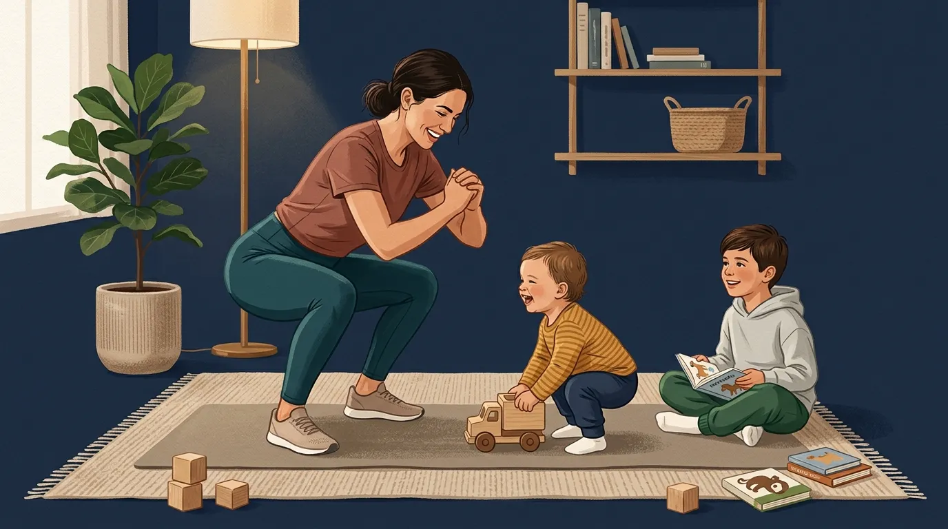 Parent Exercising With Kids — from 15-Minute Workouts for Busy Parents (That Actually Work)