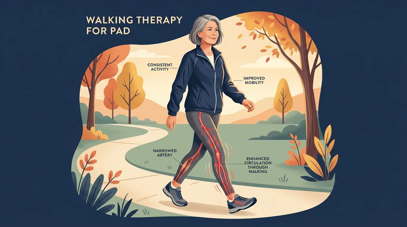 Walking Therapy Pad Circulation — visual guide for the The GAMEPAD Trial: Effects That Grew After the Program Ended section
