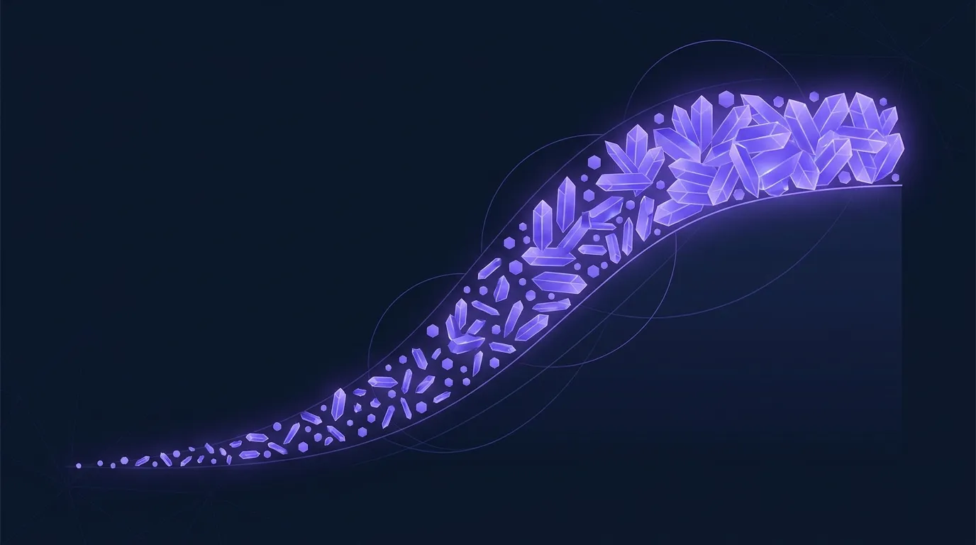 Conceptual illustration showing the muscle carnosine loading curve over weeks of daily beta-alanine supplementation, plateauing gradually